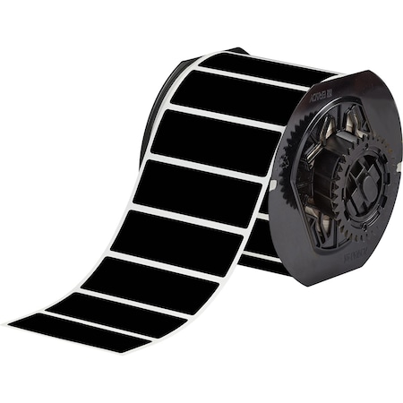 Brady B33 Series Weather Resistant Outdoor Polyester Labels 1 in H x 3 in W BK 1500/RL B33-18-8591-BK